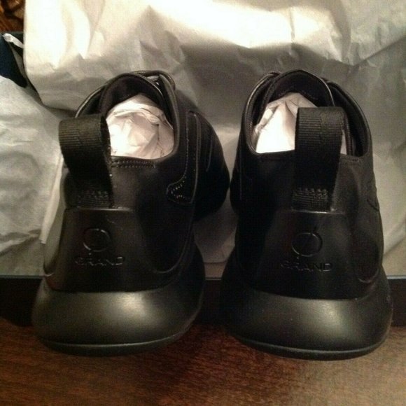 Cole Haan Men's ZeroGrand Black Leather Wingtip Oxford Dress Shoes 11.5M… - Picture 5 of 9